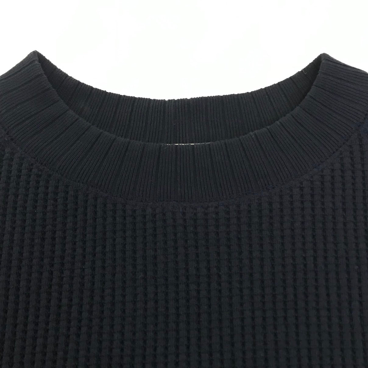 JACKMAN | ジャックマン Waffle Mid-neck ワッフル 長袖Ｔシャツ JM7200 ネイビー サイズ：XL【倉吉店】