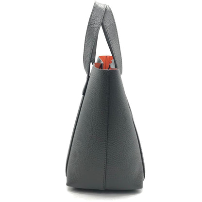 PELLE MORBIDA | ペッレモルビダ 牛革 ミニトートバッグ トートバッグ TE015 グレー【倉吉店】