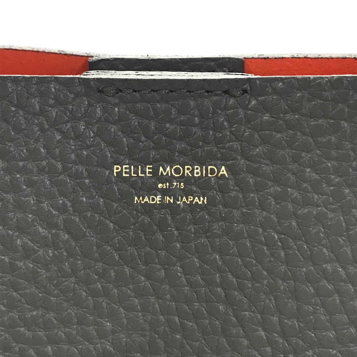 PELLE MORBIDA | ペッレモルビダ 牛革 ミニトートバッグ トートバッグ TE015 グレー【倉吉店】