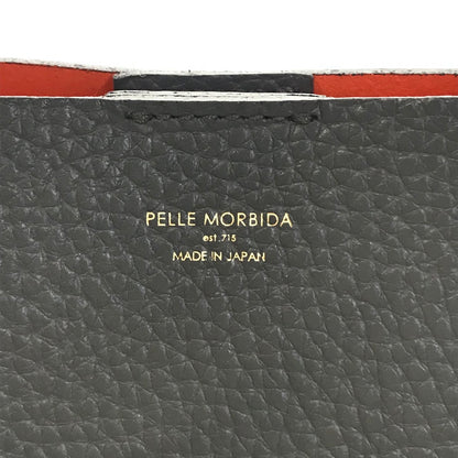 PELLE MORBIDA | ペッレモルビダ 牛革 ミニトートバッグ トートバッグ TE015 グレー【倉吉店】