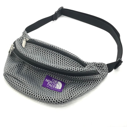 THE NORTH FACE PURPLE LABEL | ザノースフェイスパープルレーベル MESH WAIST BAG メッシュ ウエストバッグ NN7210N グレー【倉吉店】