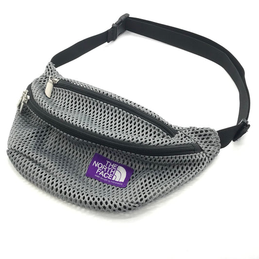 THE NORTH FACE PURPLE LABEL | ザノースフェイスパープルレーベル MESH WAIST BAG メッシュ ウエストバッグ NN7210N グレー【倉吉店】