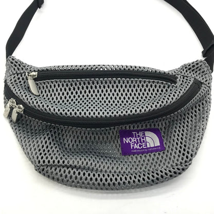 THE NORTH FACE PURPLE LABEL | ザノースフェイスパープルレーベル MESH WAIST BAG メッシュ ウエストバッグ NN7210N グレー【倉吉店】