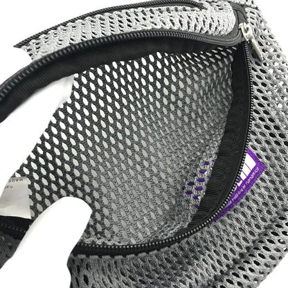 THE NORTH FACE PURPLE LABEL | ザノースフェイスパープルレーベル MESH WAIST BAG メッシュ ウエストバッグ NN7210N グレー【倉吉店】