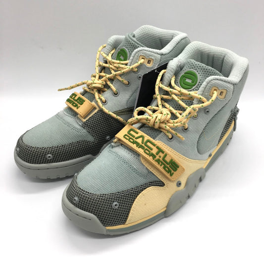 NIKE | ナイキ AIR TRAINER 1/CJ GREY HAZE/OLIVE AURA-CANVAS トラヴィス・スコット カクタス・ジャック スニーカー DR7515-001 ブルー 27cm【倉吉店】