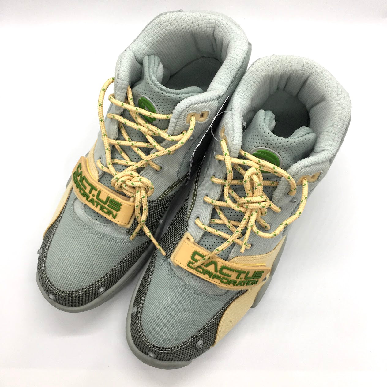 NIKE | ナイキ AIR TRAINER 1/CJ GREY HAZE/OLIVE AURA-CANVAS トラヴィス・スコット カクタス・ジャック スニーカー DR7515-001 ブルー 27cm【倉吉店】