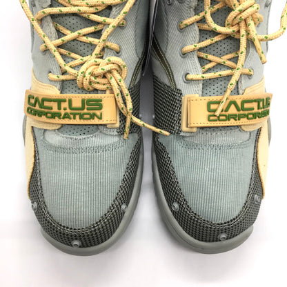 NIKE | ナイキ AIR TRAINER 1/CJ GREY HAZE/OLIVE AURA-CANVAS トラヴィス・スコット カクタス・ジャック スニーカー DR7515-001 ブルー 27cm【倉吉店】