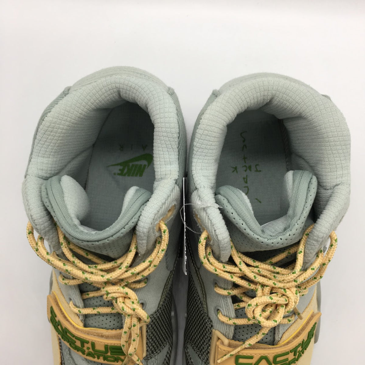 NIKE | ナイキ AIR TRAINER 1/CJ GREY HAZE/OLIVE AURA-CANVAS トラヴィス・スコット カクタス・ジャック スニーカー DR7515-001 ブルー 27cm【倉吉店】