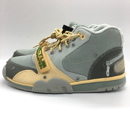 NIKE | ナイキ AIR TRAINER 1/CJ GREY HAZE/OLIVE AURA-CANVAS トラヴィス・スコット カクタス・ジャック スニーカー DR7515-001 ブルー 27cm【倉吉店】