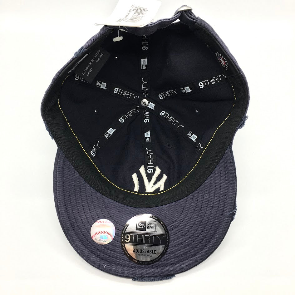 NEW ERA | ニューエラ '9THIRTY' POWERED BY GORO NAKATSUGAWA ダメージキャップ キャップ ネイビー【倉吉店】