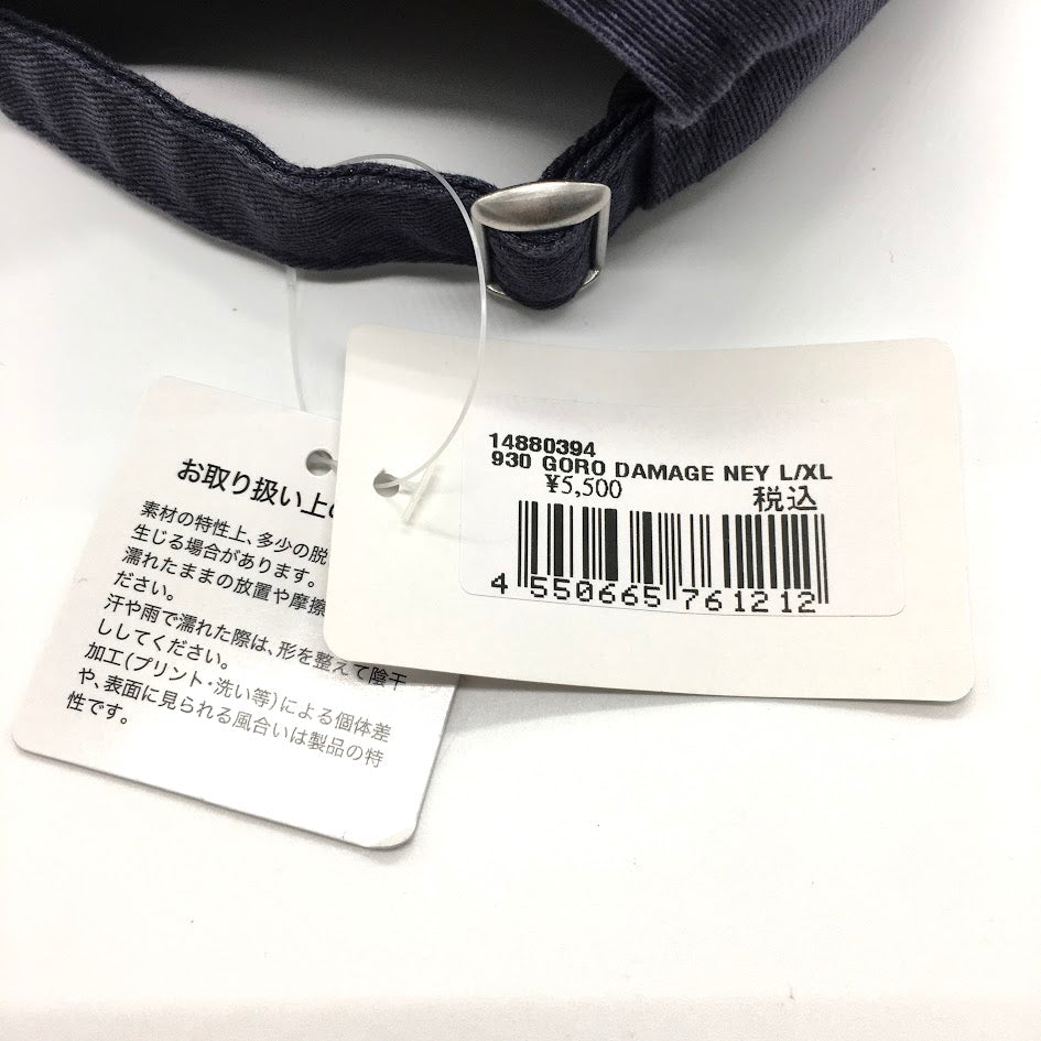 NEW ERA | ニューエラ '9THIRTY' POWERED BY GORO NAKATSUGAWA ダメージキャップ キャップ ネイビー【倉吉店】