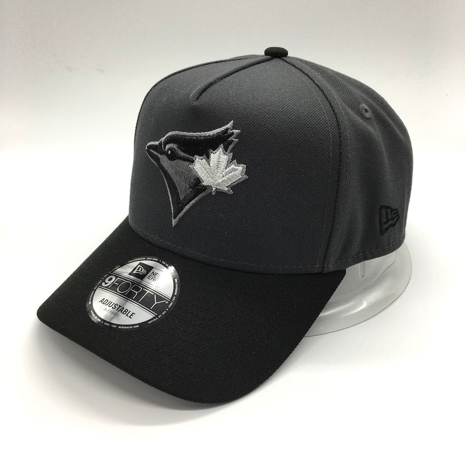 NEW ERA | ニューエラ 9FORTY Toronto Blue Jays A-Frame Cap グラファイト/ブラック キャップ チャコールグレー【倉吉店】