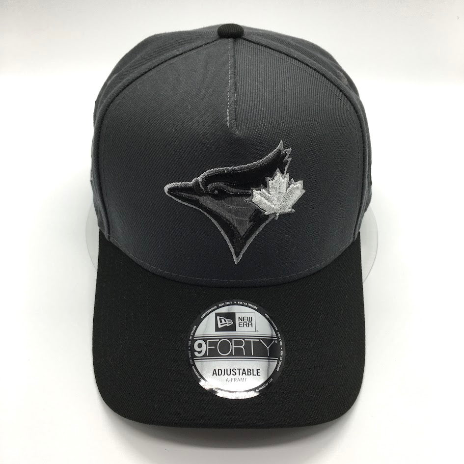 NEW ERA | ニューエラ 9FORTY Toronto Blue Jays A-Frame Cap グラファイト/ブラック キャップ チャコールグレー【倉吉店】