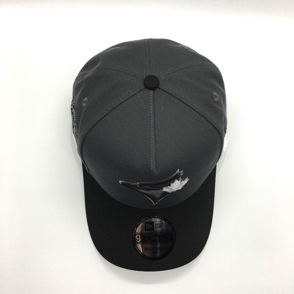 NEW ERA | ニューエラ 9FORTY Toronto Blue Jays A-Frame Cap グラファイト/ブラック キャップ チャコールグレー【倉吉店】