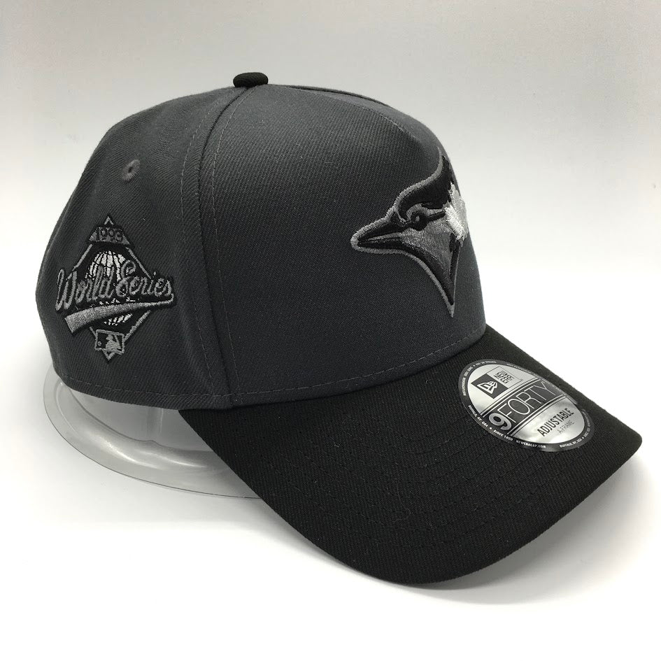 NEW ERA | ニューエラ 9FORTY Toronto Blue Jays A-Frame Cap グラファイト/ブラック キャップ チャコールグレー【倉吉店】