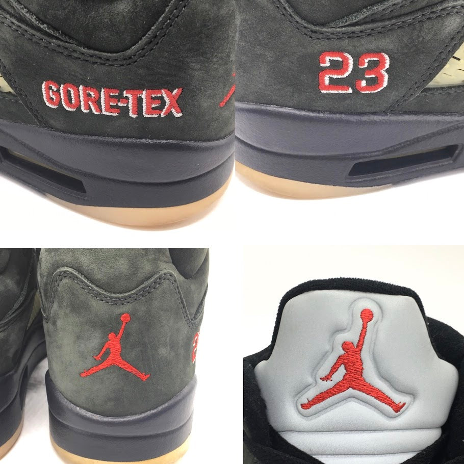 NIKE | ナイキ WMNS AIR JORDAN 5 RETRO 'GORE-TEX' スニーカー DR0092-001 ブラック 26.5cm【倉吉店】