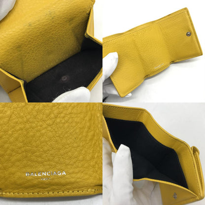 BALENCIAGA | バレンシアガ PAPER ZA MINI WALLET ミニウォレット 三つ折り財布 391446 イエロー【倉吉店】