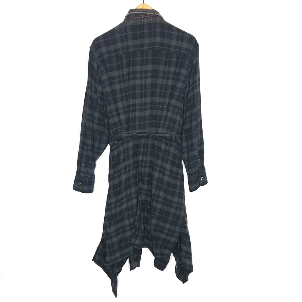 DIESEL | ディーゼル 長袖フランネルシャツワンピース ワンピース D-JANICE-A ブラック系 サイズ：S【倉吉店】