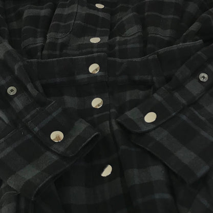 DIESEL | ディーゼル 長袖フランネルシャツワンピース ワンピース D-JANICE-A ブラック系 サイズ：S【倉吉店】