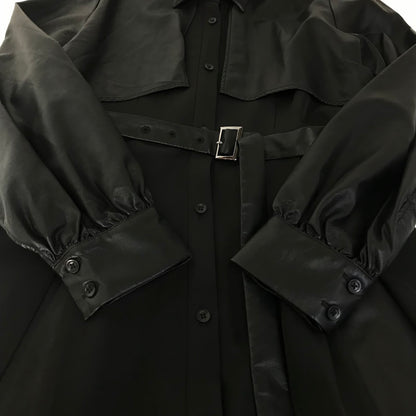 HARE | ハレ バイカラータックワンピース ワンピース HAL07272AD ブラック【倉吉店】