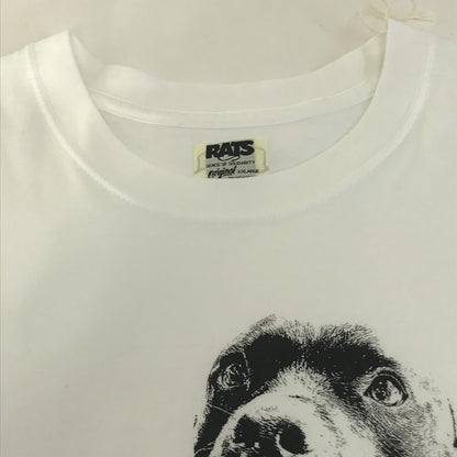 RATS | ラッツ ANIMAL X TEE 半袖Ｔシャツ 26RT-0402 ホワイト サイズ：XXL【倉吉店】【代金引換不可・日時指定不可】【ポスト投函】