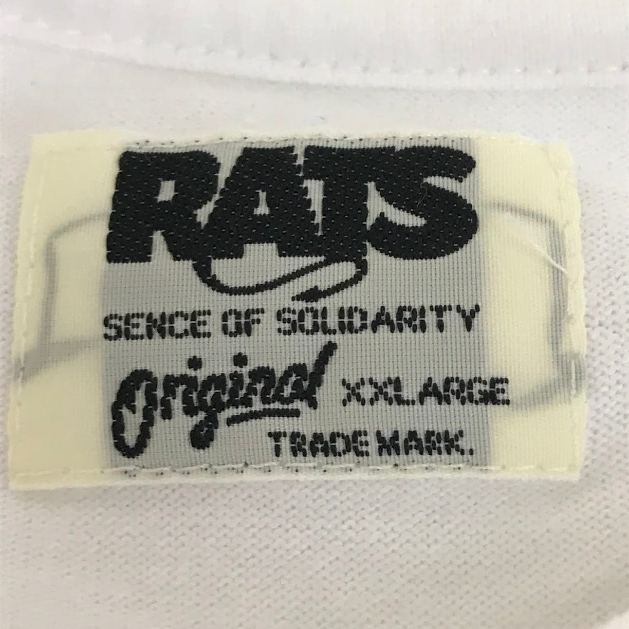 RATS | ラッツ ANIMAL X TEE 半袖Ｔシャツ 26RT-0402 ホワイト サイズ：XXL【倉吉店】【代金引換不可・日時指定不可】【ポスト投函】