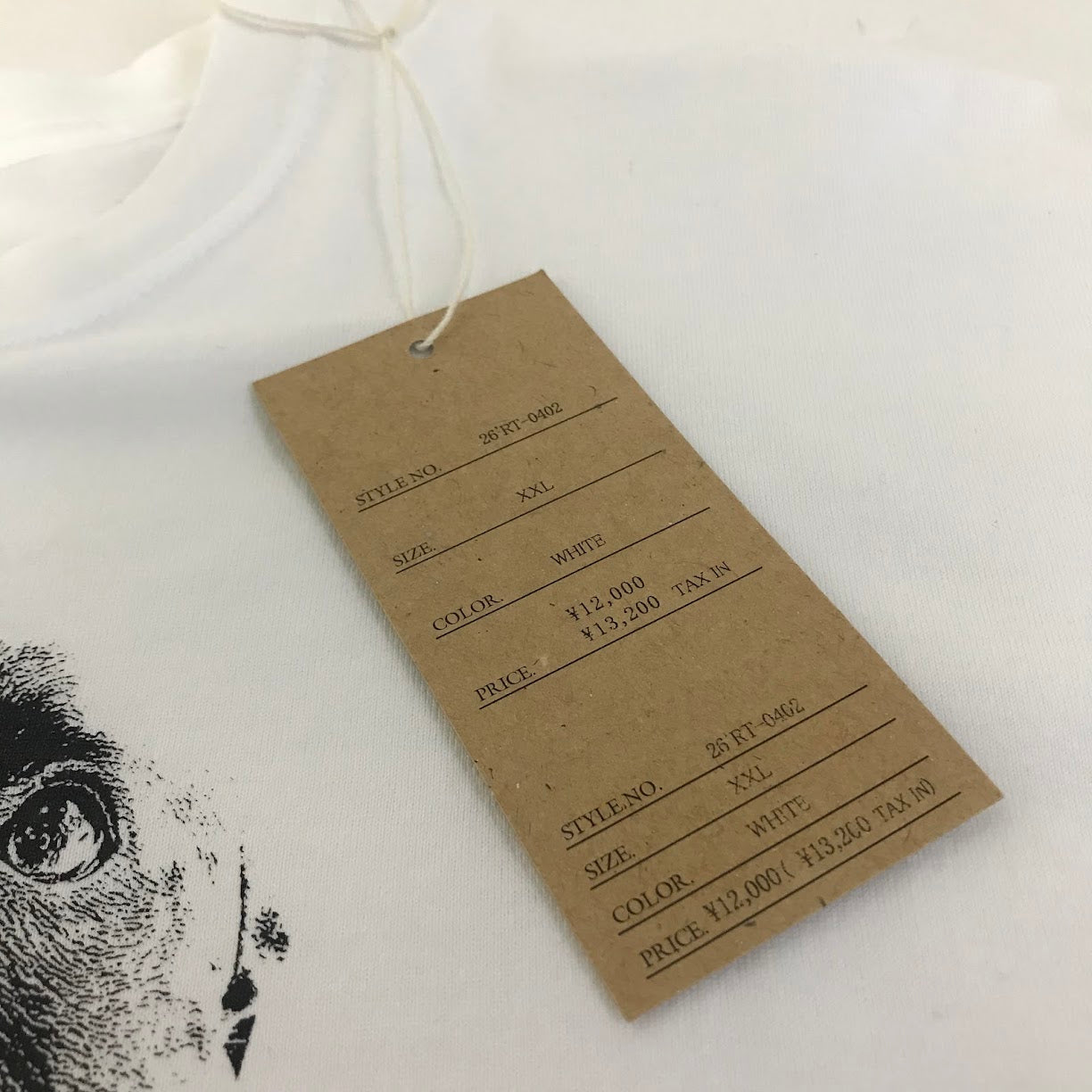 RATS | ラッツ ANIMAL X TEE 半袖Ｔシャツ 26RT-0402 ホワイト サイズ：XXL【倉吉店】【代金引換不可・日時指定不可】【ポスト投函】