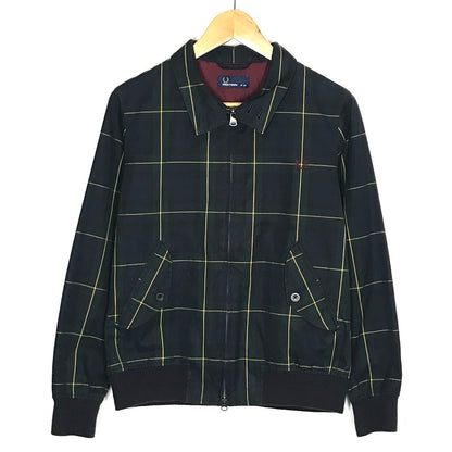 FRED PERRY | フレッドペリー Harrington jacket ハリントンジャケット チェック柄 スイングトップ F2472 グリーン系 サイズ：XS【倉吉店】