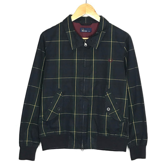 FRED PERRY | フレッドペリー Harrington jacket ハリントンジャケット チェック柄 スイングトップ F2472 グリーン系 サイズ：XS【倉吉店】