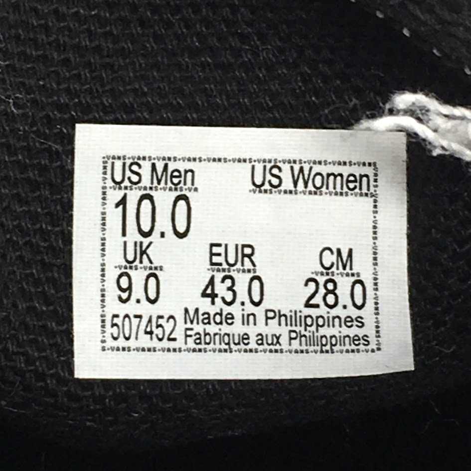 VANS | バンズ UNDERCOVER × OTW by Vans Classic Slip-On Black/White スニーカー VN000Z0ZBLK ブラック 28cm【倉吉店】