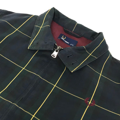 FRED PERRY | フレッドペリー Harrington jacket ハリントンジャケット チェック柄 スイングトップ F2472 グリーン系 サイズ：XS【倉吉店】