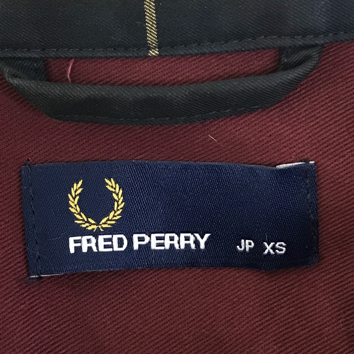 FRED PERRY | フレッドペリー Harrington jacket ハリントンジャケット チェック柄 スイングトップ F2472 グリーン系 サイズ：XS【倉吉店】