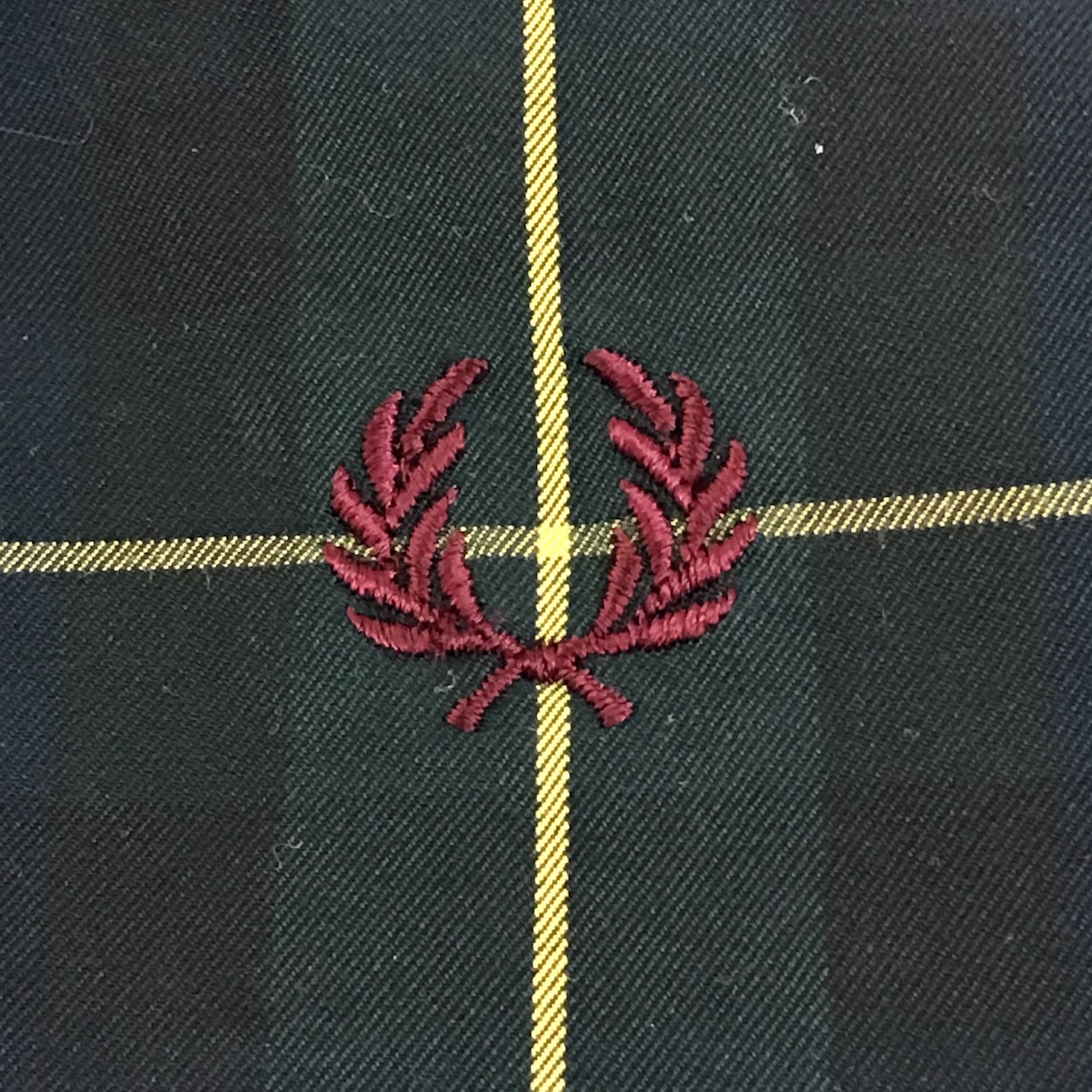 FRED PERRY | フレッドペリー Harrington jacket ハリントンジャケット チェック柄 スイングトップ F2472 グリーン系 サイズ：XS【倉吉店】