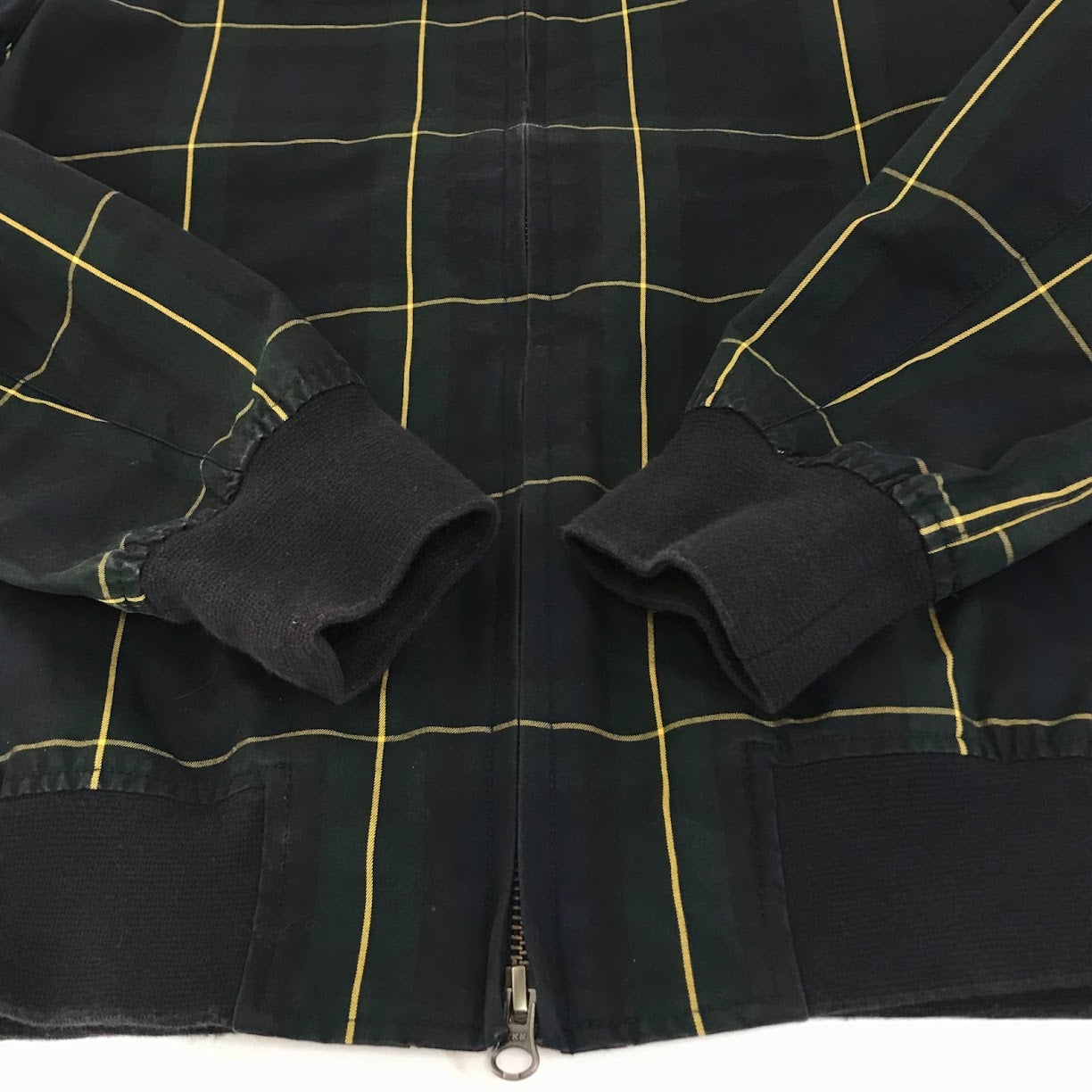 FRED PERRY | フレッドペリー Harrington jacket ハリントンジャケット チェック柄 スイングトップ F2472 グリーン系 サイズ：XS【倉吉店】