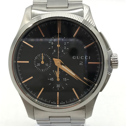 GUCCI | グッチ アナログクォーツ クロノグラム 腕時計 126.2 シルバー【倉吉店】