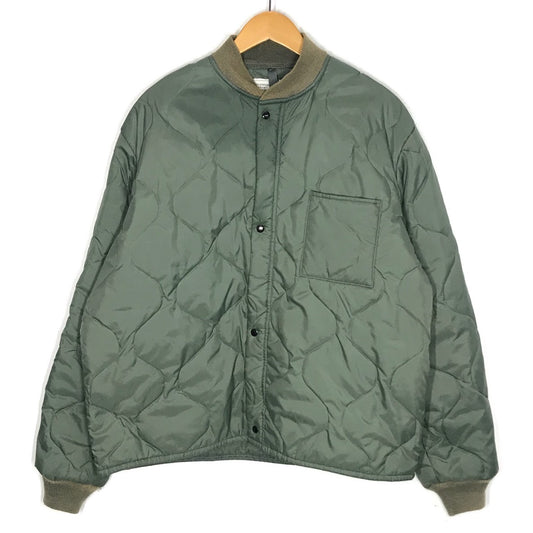 MILITARY衣料 | ミリタリーイリョウ US.ARMY 00s キルティングジャケット CWU-9/P JACKET 中綿ジャケット 8415-00-844-9813 カーキ サイズ：L【倉吉店】