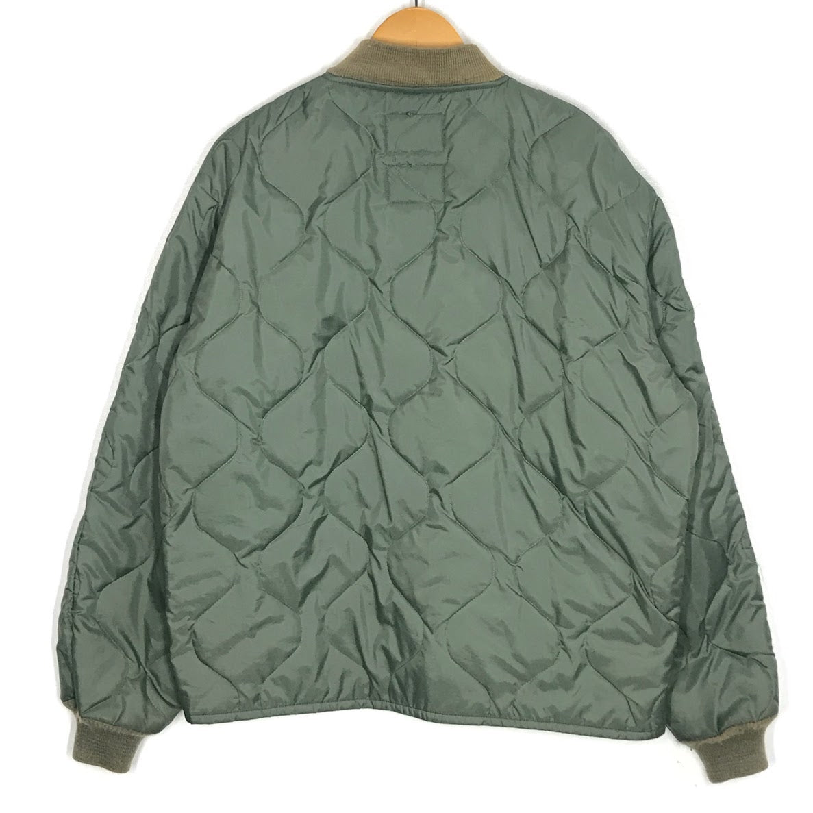 MILITARY衣料 | ミリタリーイリョウ US.ARMY 00s キルティングジャケット CWU-9/P JACKET 中綿ジャケット 8415-00-844-9813 カーキ サイズ：L【倉吉店】