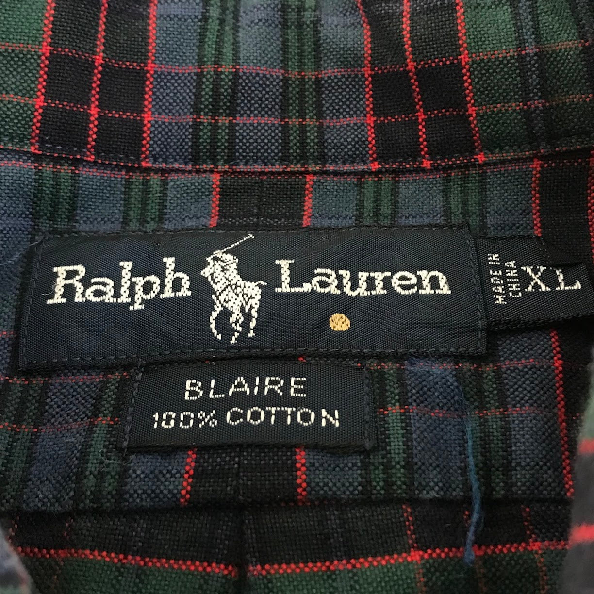 RALPH LAUREN | ラルフローレン BLAIRE チェック柄 長袖シャツ サイズ：XL【倉吉店】