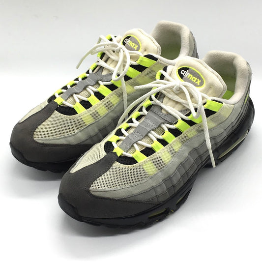 NIKE | ナイキ AIR MAX 95 OG BLACK/VOLT-MEDIUM ASH-DARK PEWTER スニーカー 554970-071 イエロー 27.5cm【倉吉店】