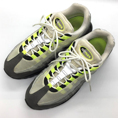NIKE | ナイキ AIR MAX 95 OG BLACK/VOLT-MEDIUM ASH-DARK PEWTER スニーカー 554970-071 イエロー 27.5cm【倉吉店】