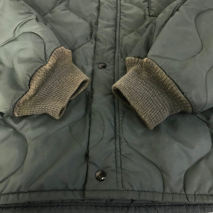 MILITARY衣料 | ミリタリーイリョウ US.ARMY 00s キルティングジャケット CWU-9/P JACKET 中綿ジャケット 8415-00-844-9813 カーキ サイズ：L【倉吉店】