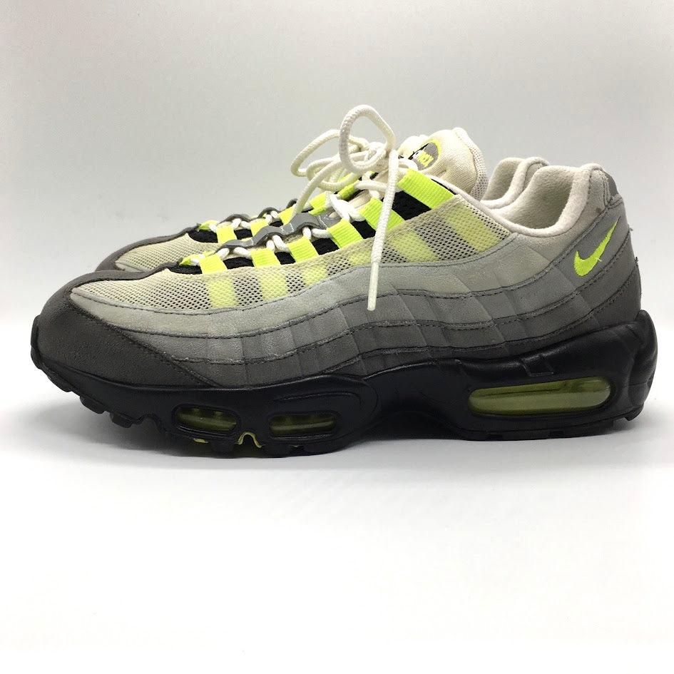 NIKE | ナイキ AIR MAX 95 OG BLACK/VOLT-MEDIUM ASH-DARK PEWTER スニーカー 554970-071 イエロー 27.5cm【倉吉店】