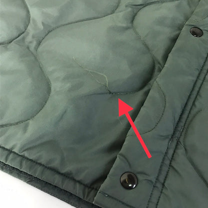 MILITARY衣料 | ミリタリーイリョウ US.ARMY 00s キルティングジャケット CWU-9/P JACKET 中綿ジャケット 8415-00-844-9813 カーキ サイズ：L【倉吉店】