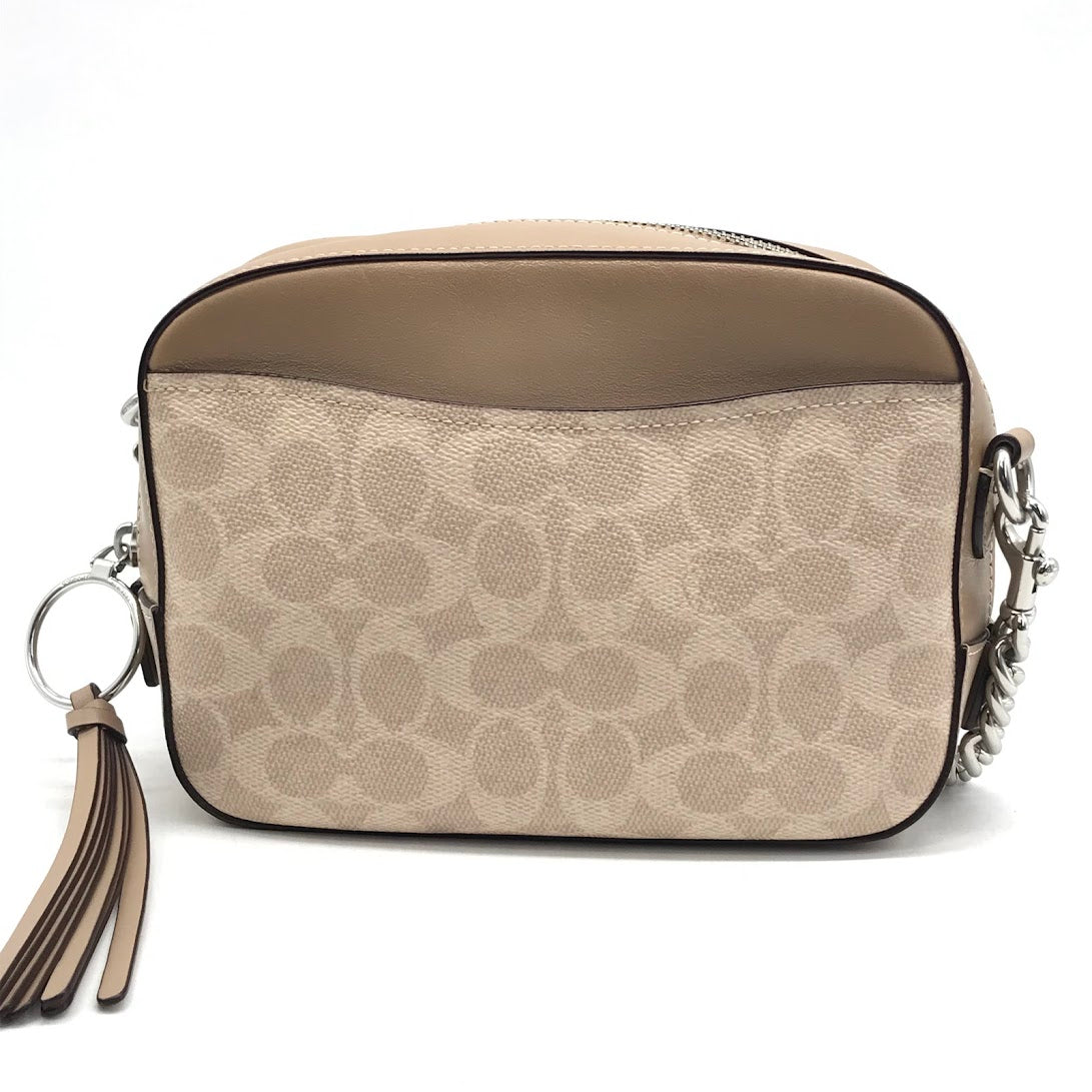 COACH | コーチ CAMERA BAG カメラバッグ シグネチャーPVC ショルダーバッグ 31208 ベージュ【倉吉店】