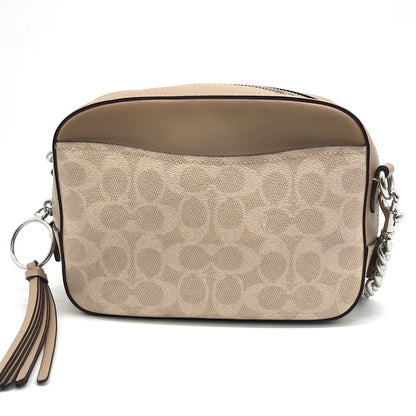 COACH | コーチ CAMERA BAG カメラバッグ シグネチャーPVC ショルダーバッグ 31208 ベージュ【倉吉店】