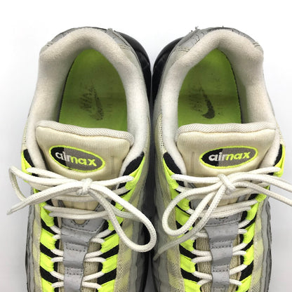 NIKE | ナイキ AIR MAX 95 OG BLACK/VOLT-MEDIUM ASH-DARK PEWTER スニーカー 554970-071 イエロー 27.5cm【倉吉店】