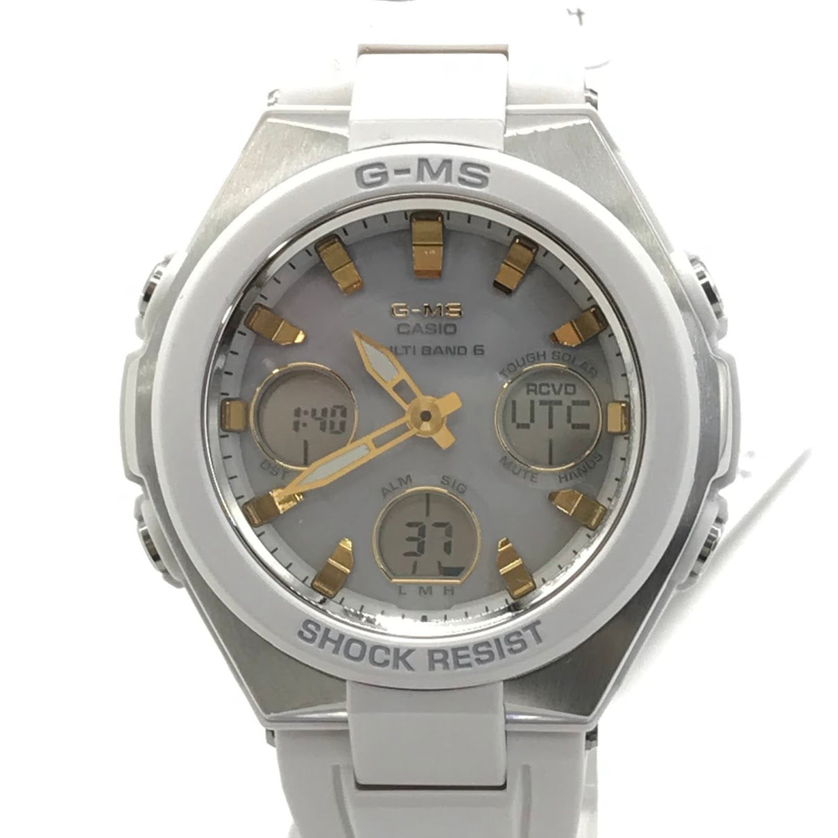 Baby-G | ベイビージー G-MS アナログ電波ソーラー 腕時計 MSG-W100-7AJF ホワイト【倉吉店】
