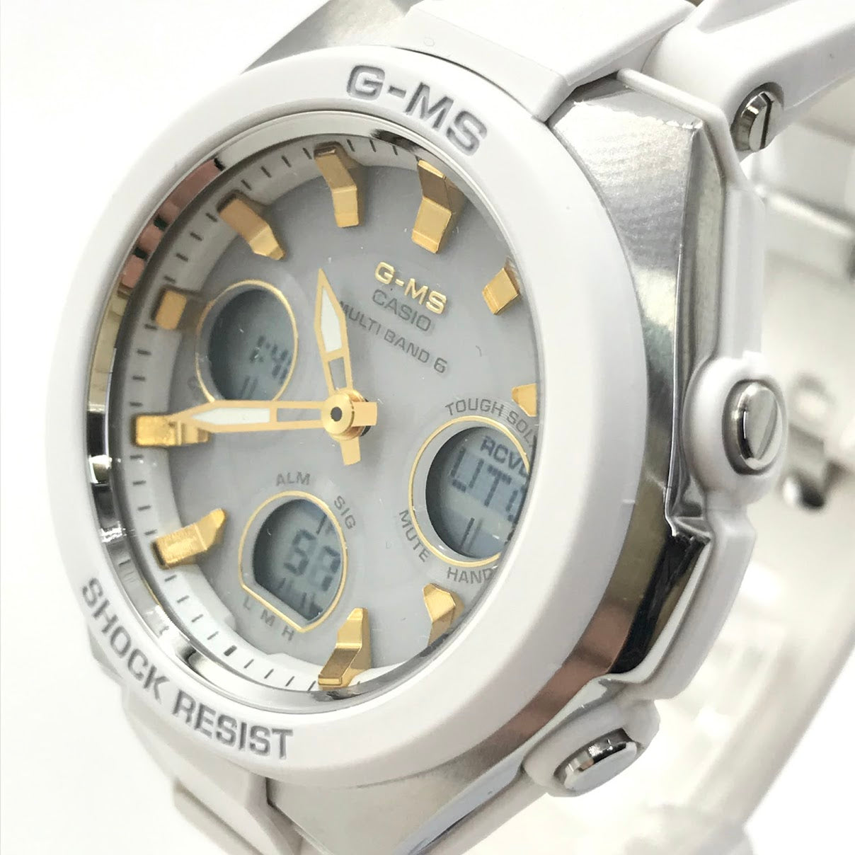 Baby-G | ベイビージー G-MS アナログ電波ソーラー 腕時計 MSG-W100-7AJF ホワイト【倉吉店】