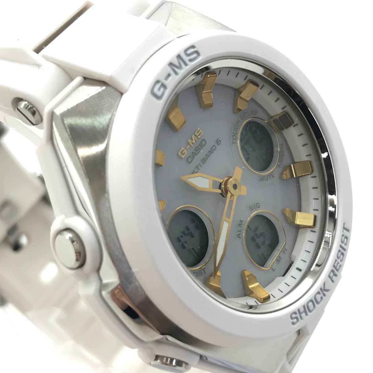 Baby-G | ベイビージー G-MS アナログ電波ソーラー 腕時計 MSG-W100-7AJF ホワイト【倉吉店】