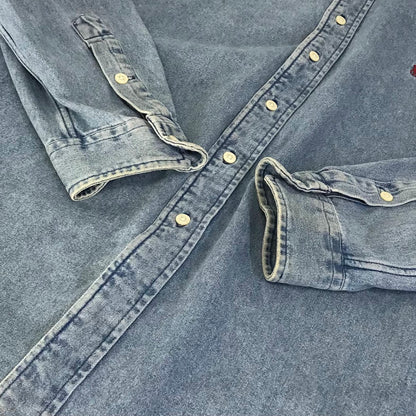 POLO RALPH LAUREN | ポロ・ラルフローレン BLAIRE デニムシャツ 長袖シャツ ライトブルー サイズ：L【倉吉店】